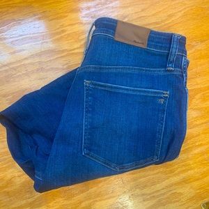 Madewell curvy stovepipe jeans size 28”
